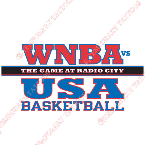 WNBA All Star Game Customize Temporary Tattoos Stickers NO.8592